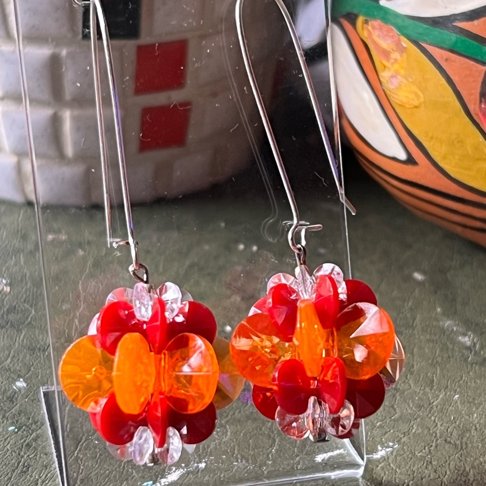 Retro Bead Earrings